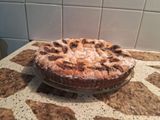 Pasta frola de membrillo y chocolate con saborcito a miel