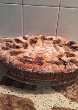 Una foto de Pasta frola de membrillo y chocolate con saborcito a miel