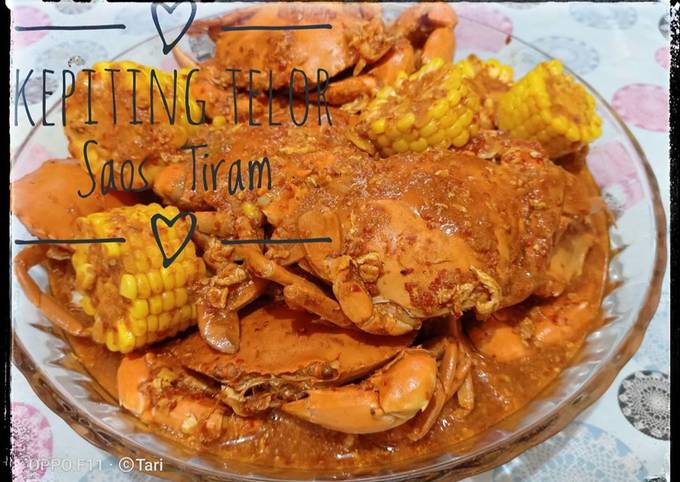 Kepiting Telor Saos Tiram