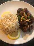 Da’wood Basha with rice