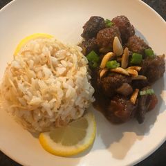 A picture of Da’wood Basha with rice.