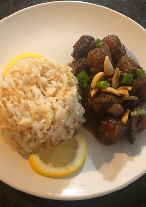 A picture of Da’wood Basha with rice.