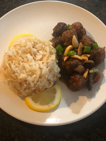 Simple Way Make Recipe Da’wood Basha with rice that is Really Delicious, So Delicious}