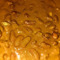 A picture of Rajma curry.