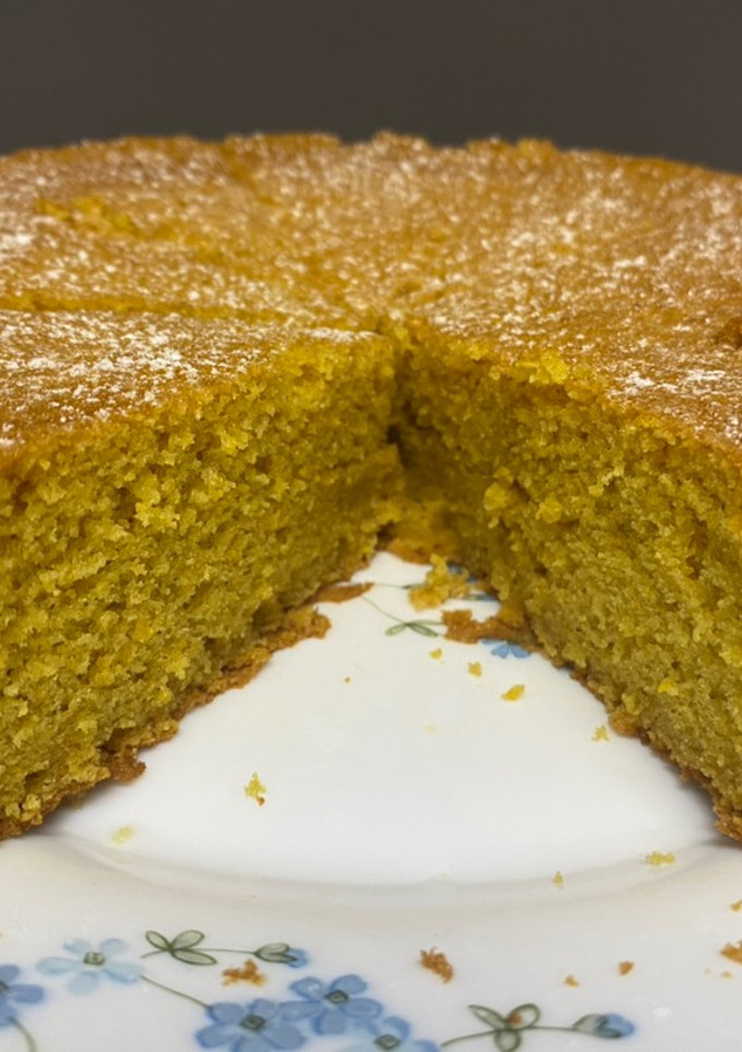 Una foto de Bizcocho de naranja con robot (Lidl) Monsieur Cuisine