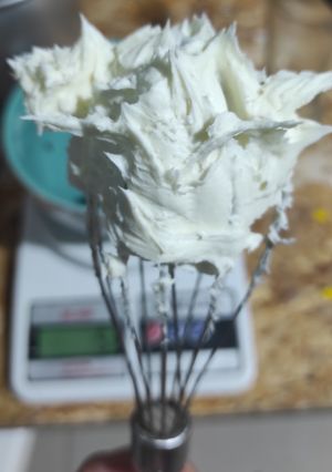 Una foto de Ganache de chocolate blanco