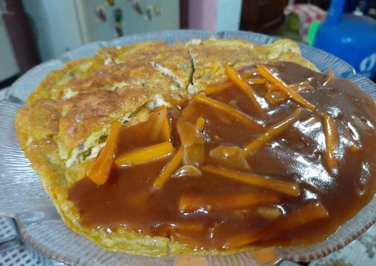 Cara buat Fuyunghai Sayur yang nikmat dan Mudah Dibuat