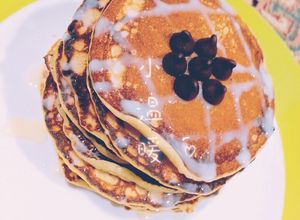 صورة لوصفة بان كيك ♡♡