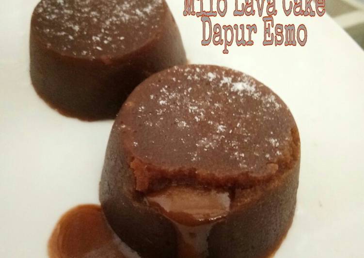 Milo Lava Cake