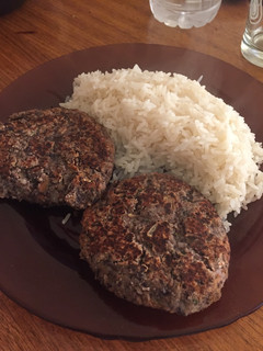 Una foto de Hamburguesas de poroto - vegana
