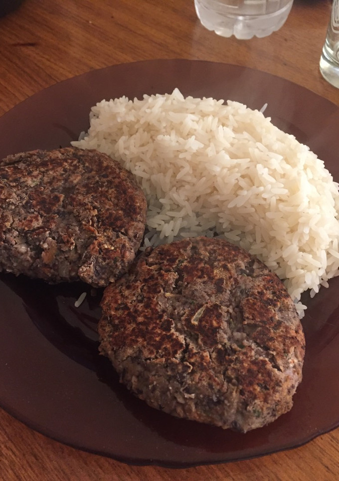 Una foto de Hamburguesas de poroto - vegana