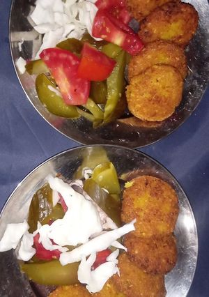 عکسی از دستور کوکو سیب زمینی