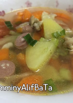 Foto resep Sayur sop sederhana