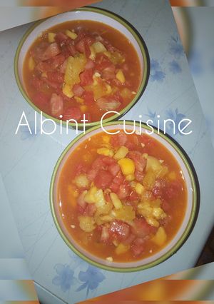 A picture of Fruit salad.