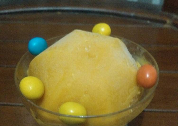 Ice Cream Mangga (Homemade)