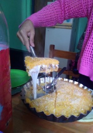 Una foto de Pastel de papa y calabaza o zapallo