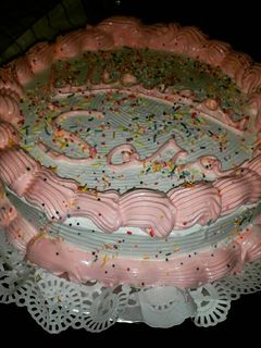 Una foto de Bizcocho de cumpleaños