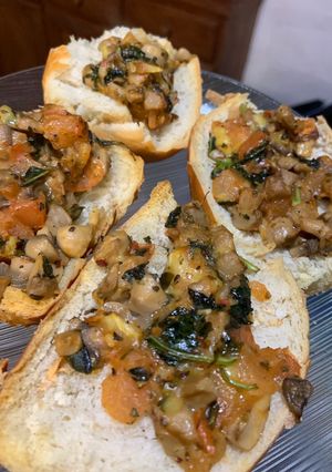 Una foto de Bruschetta (vegan)