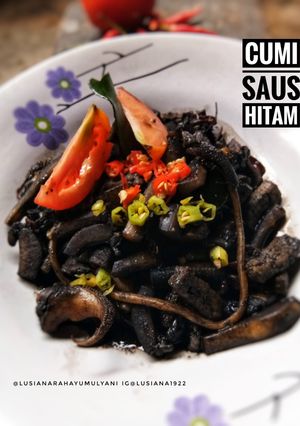 Foto resep Cumi saus hitam