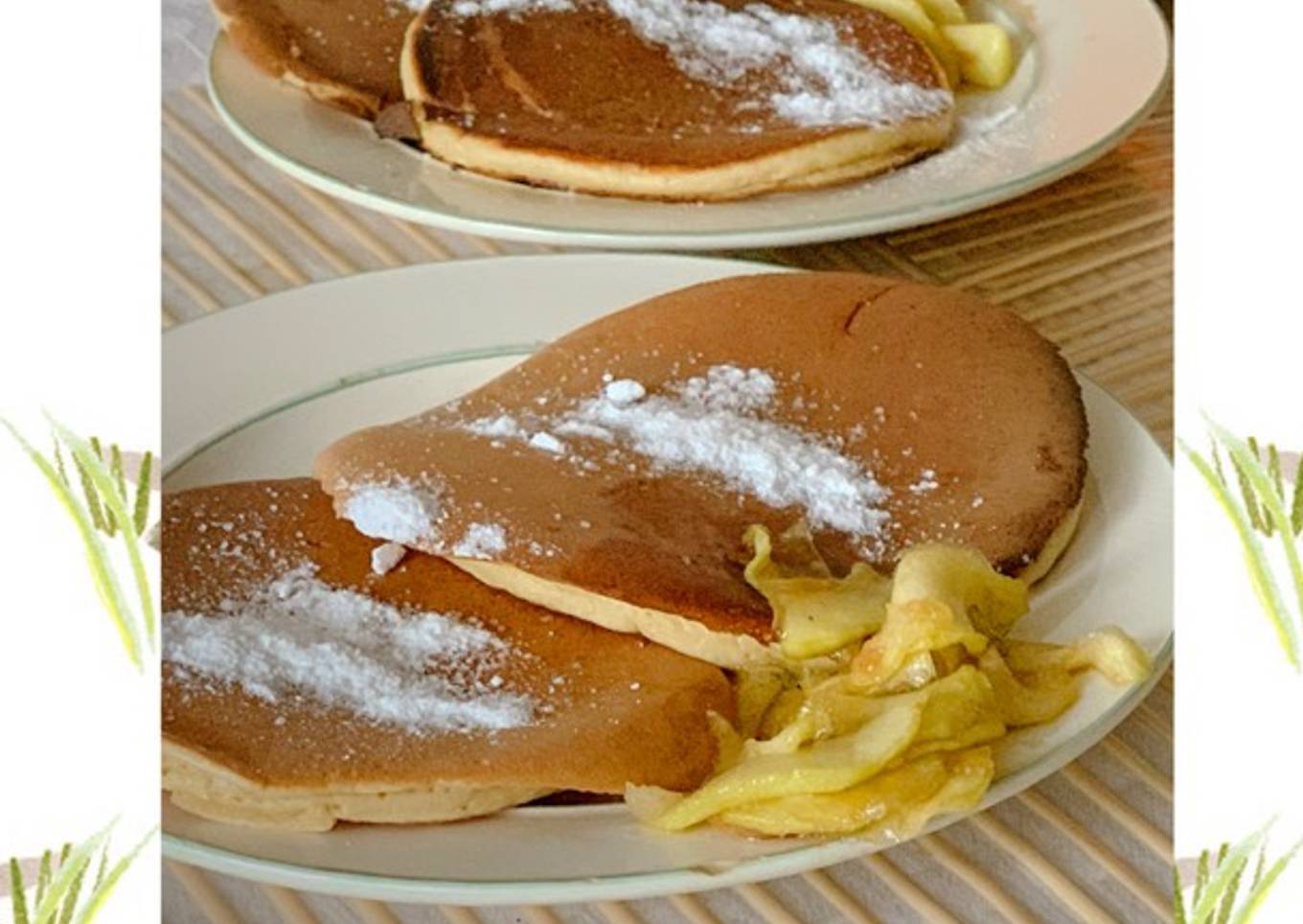 pancakes with caramelized apples