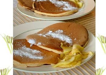 Easiest Way to Prepare Delicious Pancakes with caramelized apples