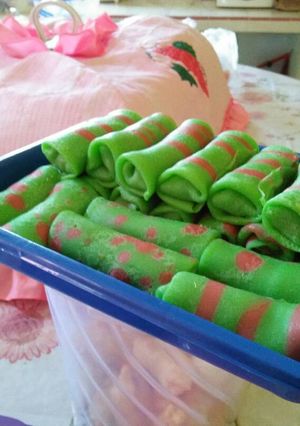 Foto resep Dadar Gulung Polkadot & Belang
