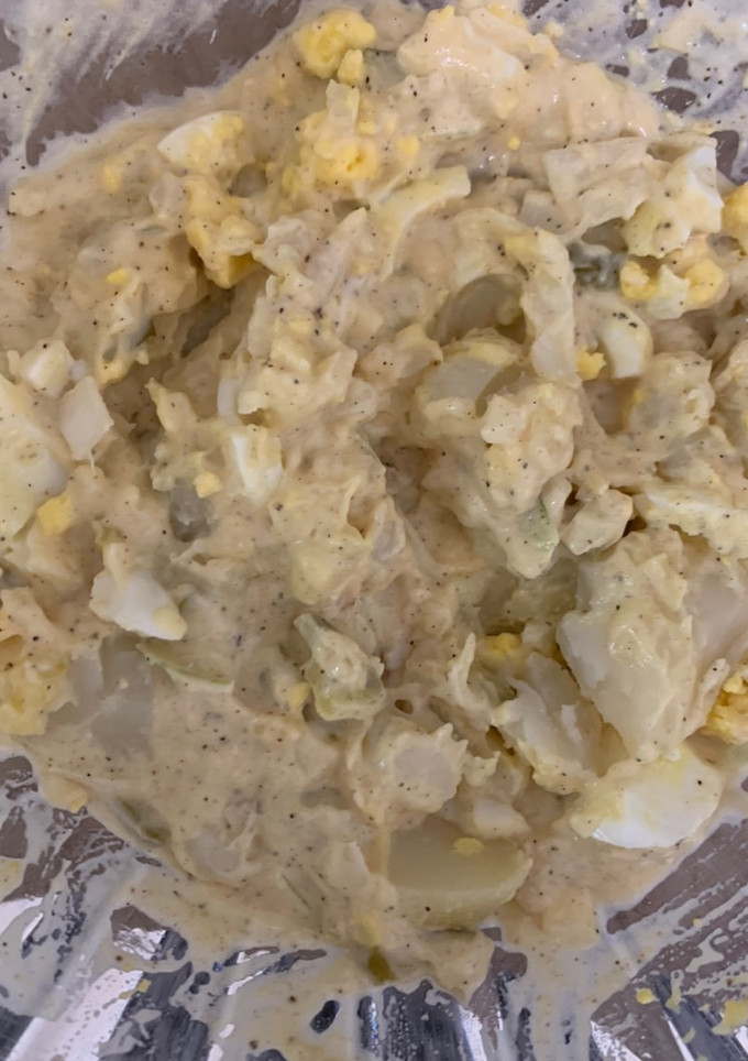Una foto de Ensalada de Papa y Huevo