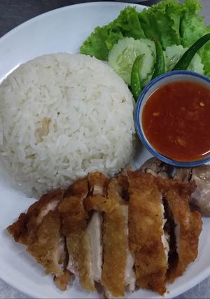 รูปของ ข้าวมันไก่ทอด