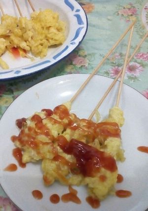 Foto resep Telur Tusuk - makanan rumahan