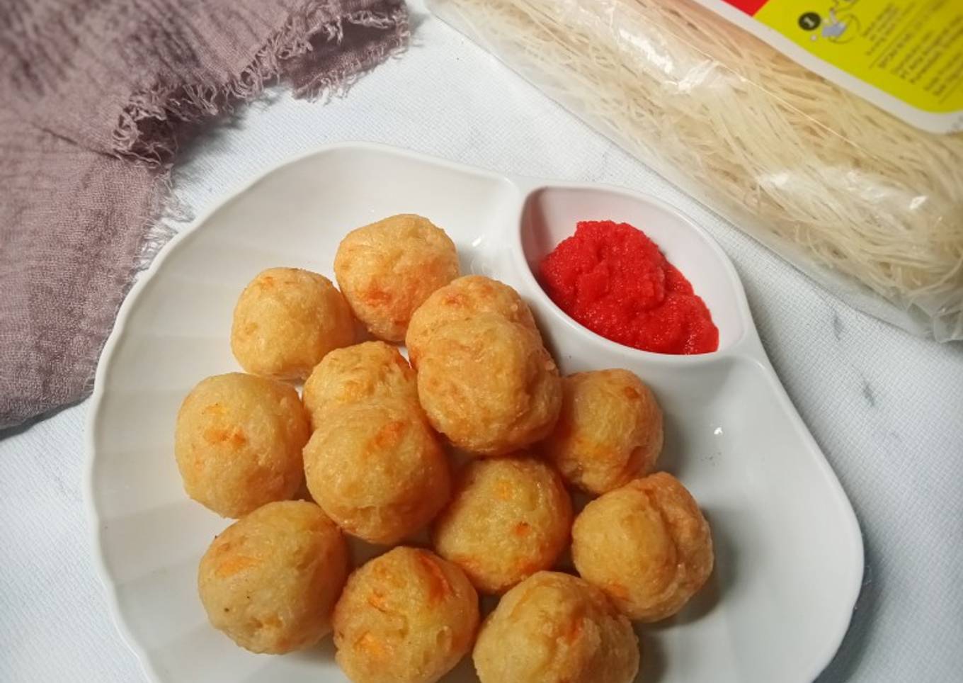 Bola-bola Bihun Tahu Wortel