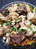 لحمة غنم مع رز