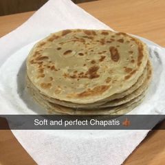 A picture of Soft layered Chapati.