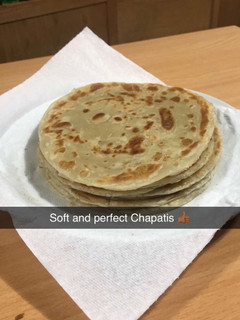 A picture of Soft layered Chapati.