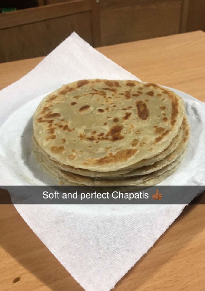 A picture of Soft layered Chapati.