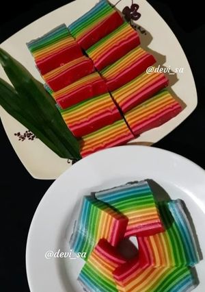 Foto resep Kue Lapis Pelangi