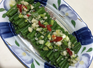 涼拌長豆（10分鐘料理） 的食譜成品照片