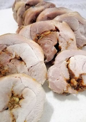 Una foto de Redondo de pavo adobado