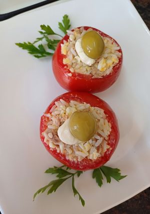 Una foto de Tomates rellenos