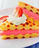 Waffles con Helado
