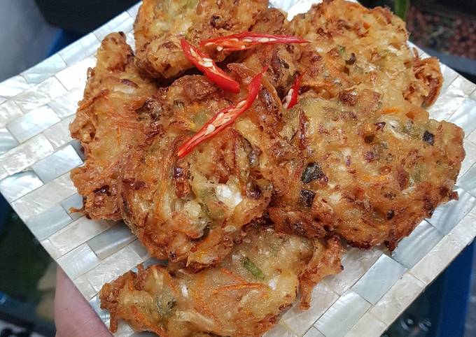 Bakwan goreng/bala2 kriuk2 tips awet renyahnya