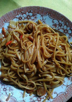 Foto resep Fettucine saus teriyaki