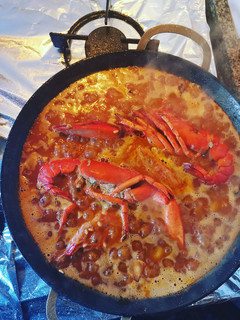 Una foto de Arroz con bogavante