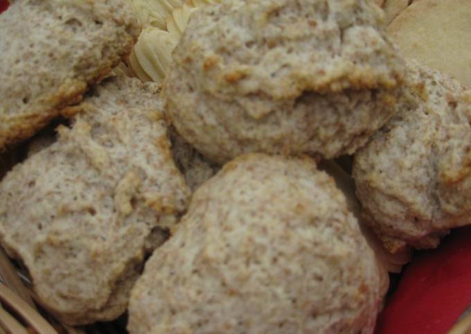 Steps to Prepare Super Quick Homemade Whole Wheat Hot Biscuit (Scone)