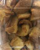 Bánh mì bơ đường nướng bằng nồi chiên không dầu