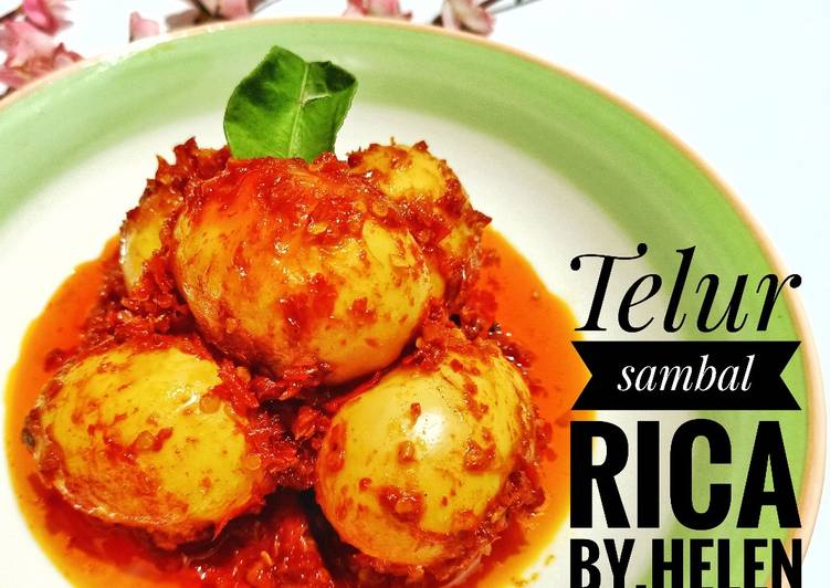 Resep Telur sambal rica, Menggugah Selera