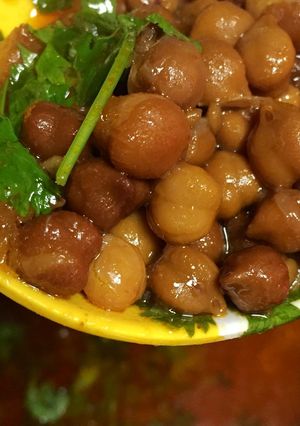 Hình của món Đậu gà hầm.