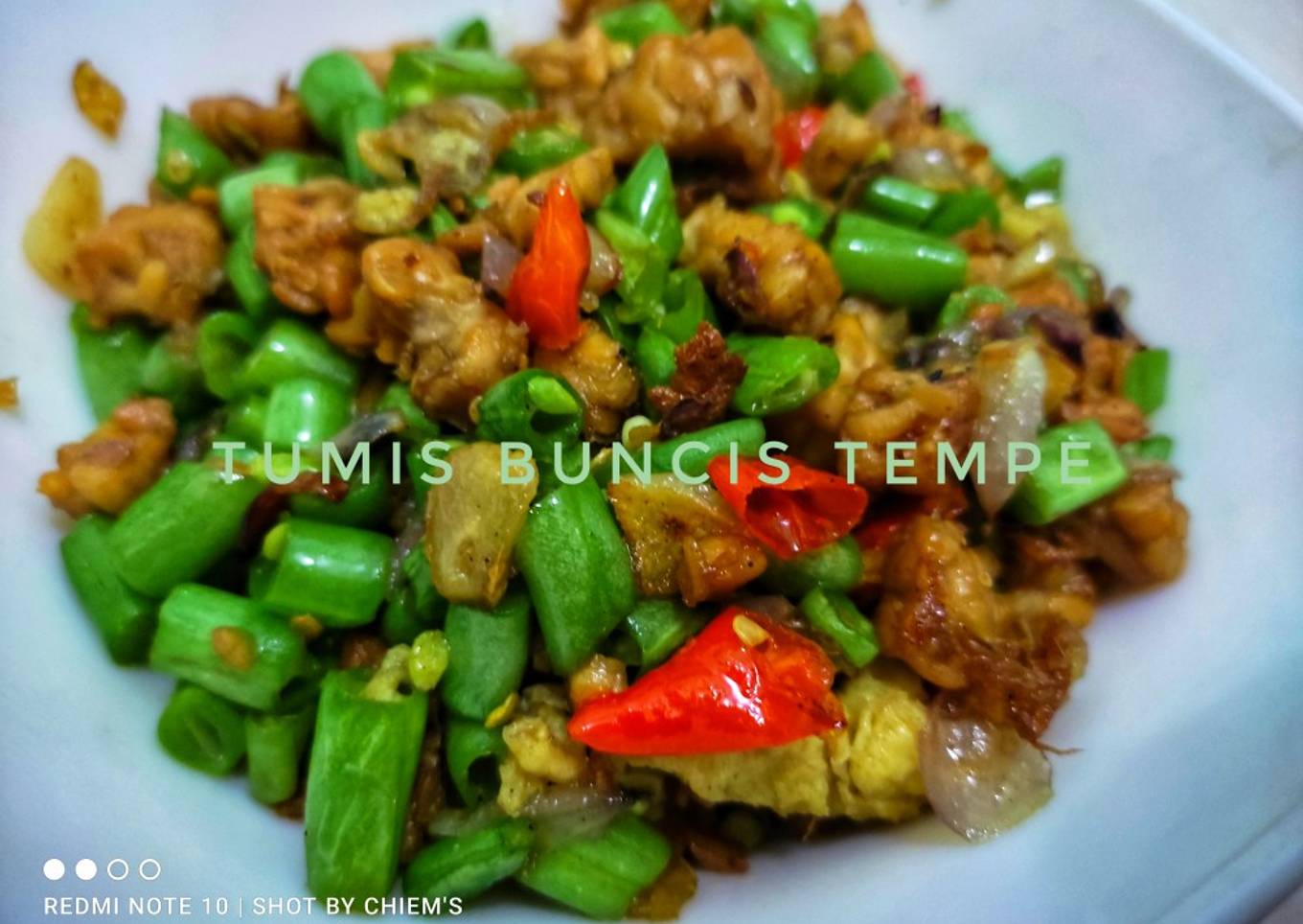 Tumis Buncis dan Tempe