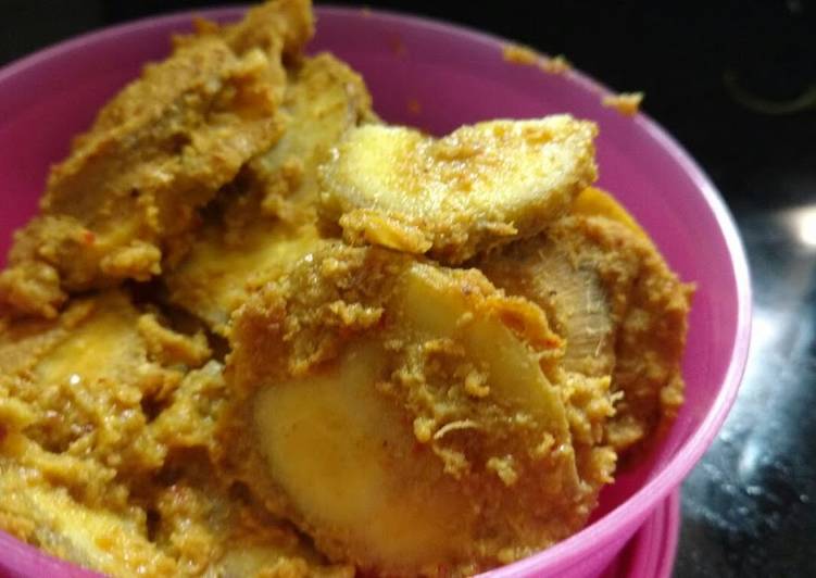 The Secret of Successful RAW BANANA CURRY (Vazhakai curry)