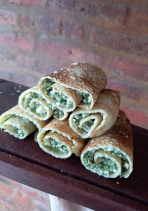 Una foto de CANELONES de VERDURA y RICOTA