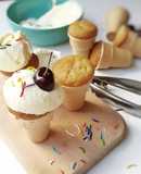Muffins en vasito de helado